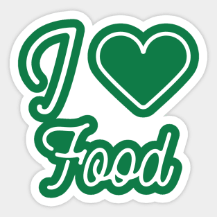 I love food Sticker
